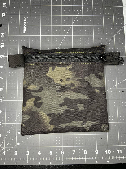 Multicam Black general use pouch, 500D Cordura approx size 7.5"x7.5"