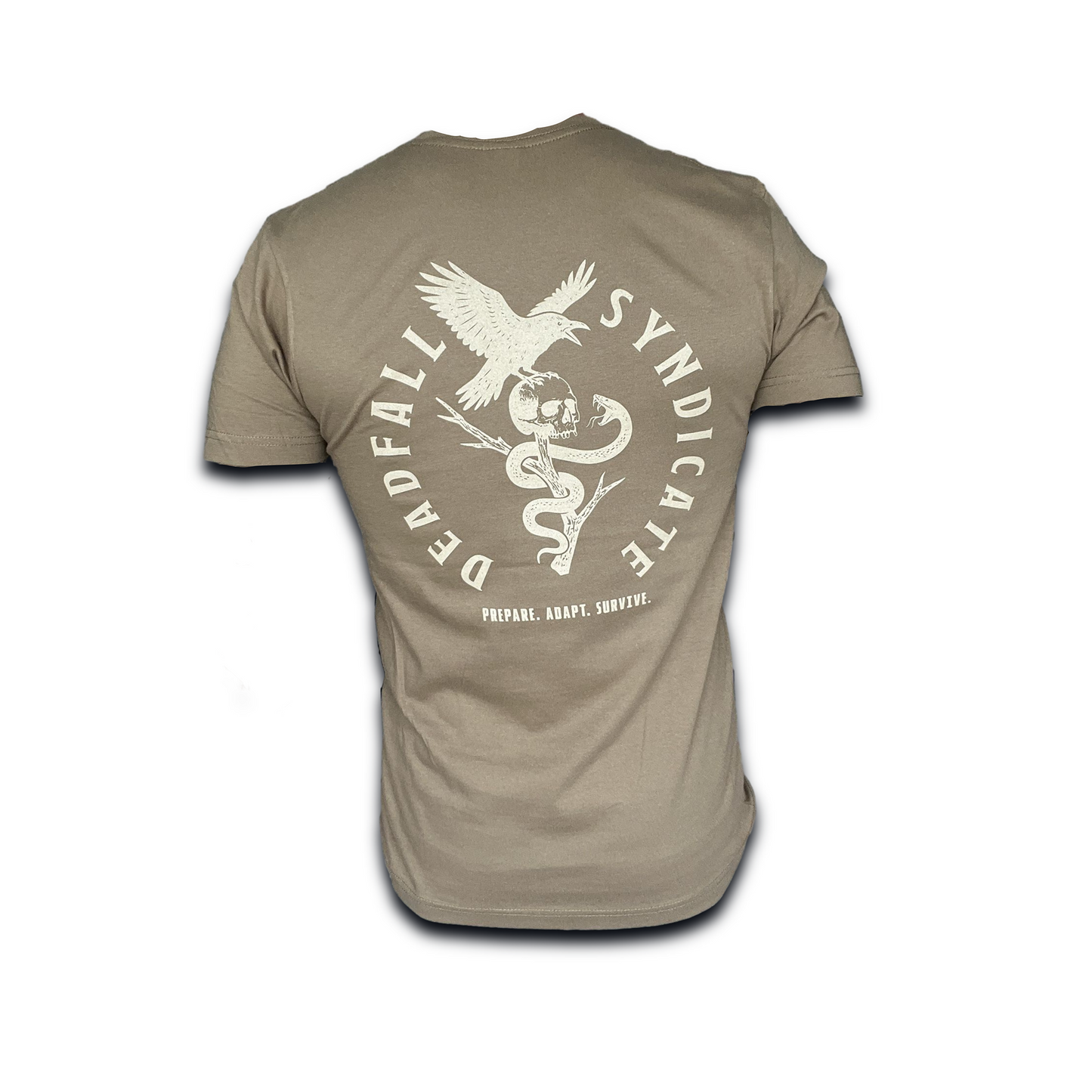 DeadFall 'Signam Mortis' Tee- Coyote Brown/Biege print